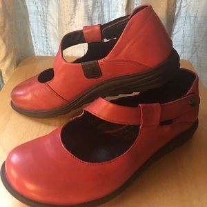 Gorgeous Red Romika Mary Jane Shoes